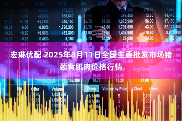 宏琳优配 2025年8月11日全国主要批发市场猪颈背肌肉价格行情