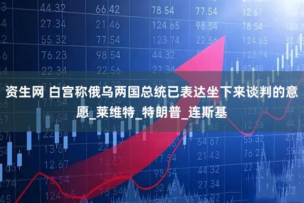 资生网 白宫称俄乌两国总统已表达坐下来谈判的意愿_莱维特_特朗普_连斯基
