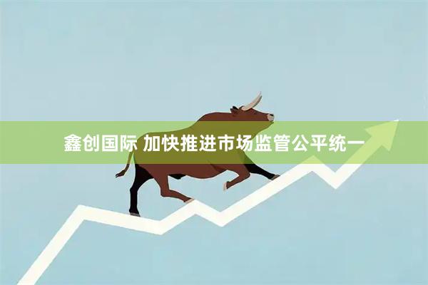 鑫创国际 加快推进市场监管公平统一