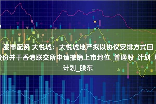 股市配资 大悦城：大悦城地产拟以协议安排方式回购股份并于香港联交所申请撤销上市地位_普通股_计划_股东