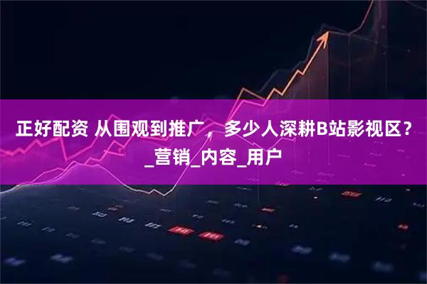 正好配资 从围观到推广，多少人深耕B站影视区？_营销_内容_用户